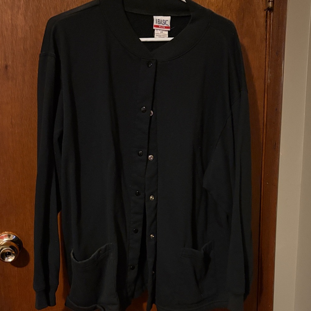 Black Button-Up Cardigan